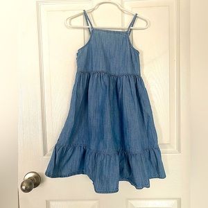 Old Navy girls chambray summer dress - size 5T